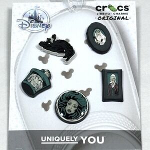 Disney Parks The Haunted Mansion Glow in the Dark Jibbitz Set by Crocs NEW 2025